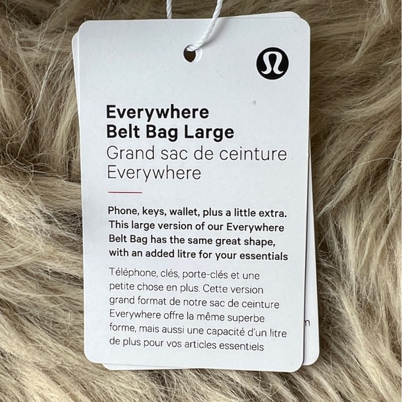 Lululemon | NWT Everywhere Belt Bag Large 2L White Opal New Tags Sold Out - Picture 8 of 15